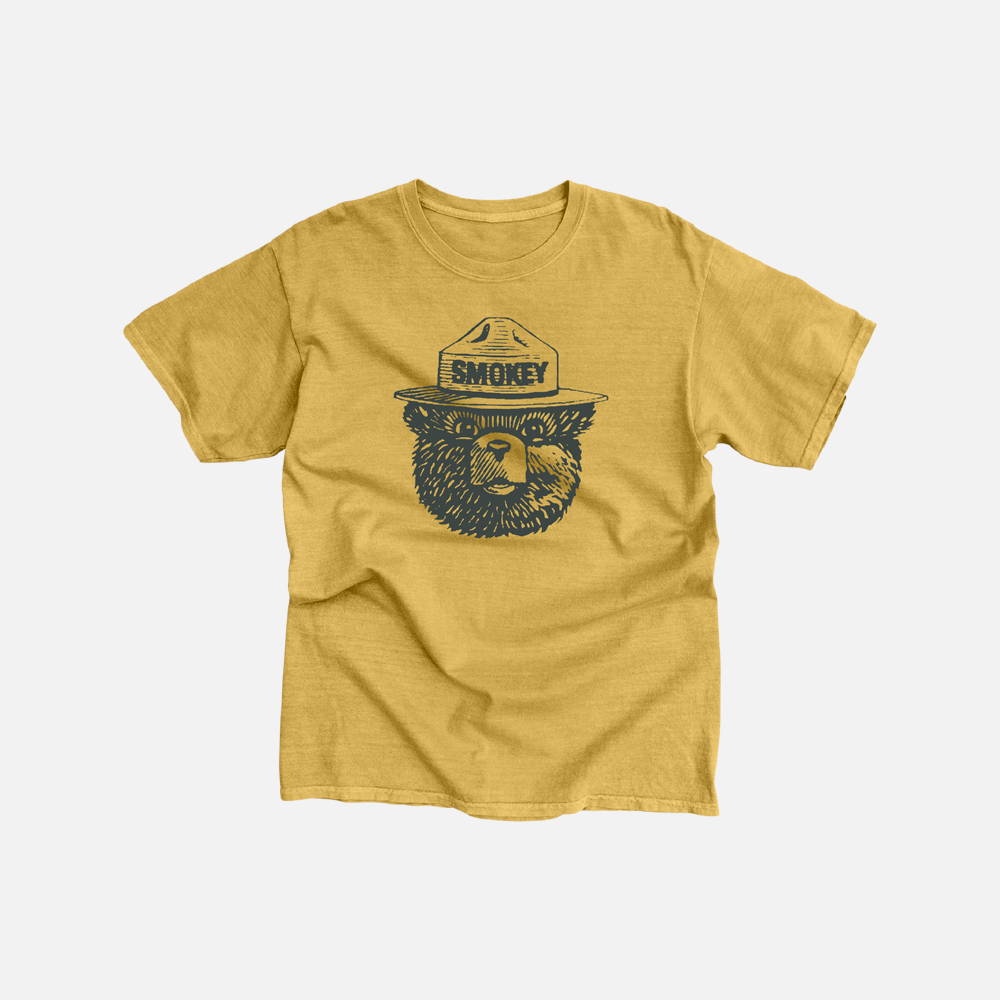 SMOKEY BEAR 1 COLOR DYED SST